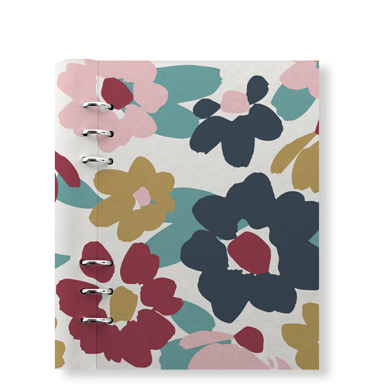 Clipbook Floral A5 Refillable Planner Bloom White