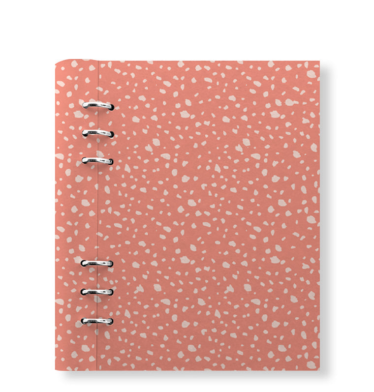 Clipbook Timeless A5 Refillable Planner Speckles Coral