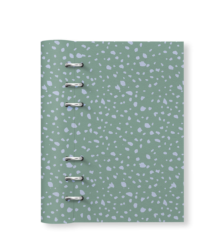 Clipbook Timeless Personal Refillable Planner Speckles Sage