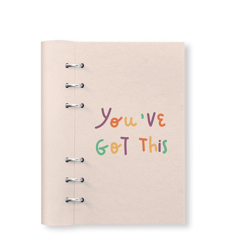 Clipbook Quotes Personal Refillable Planner You've got this