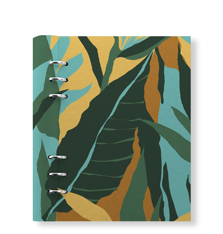 Clipbook Plants A5 Refillable Planner Tropical Aqua