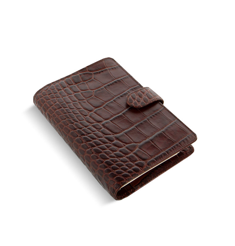 Classic Croc Personal Compact Organizer Chestnut Brown Iso View