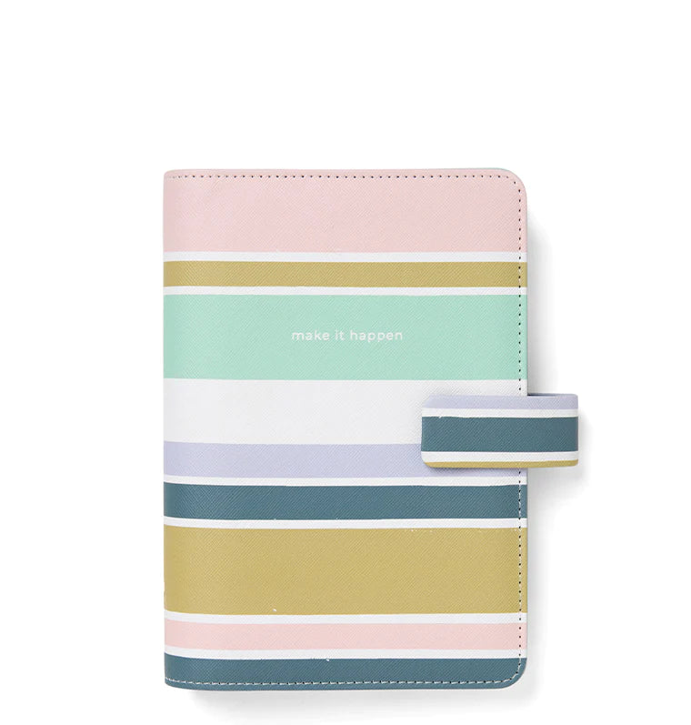Filofax Good Vibes Organizer, A5 Size, Stripes - Smooth, Leather-Look-209948