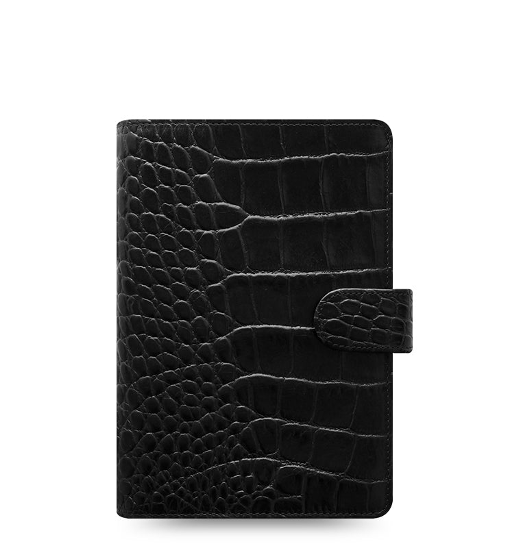 Classic Croc Personal Leather Organizer - Filofax