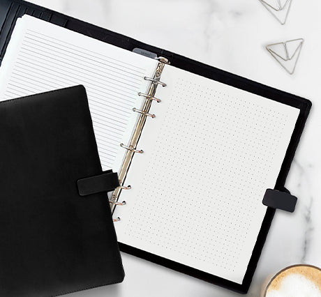 Metropol Black Letter Organizer