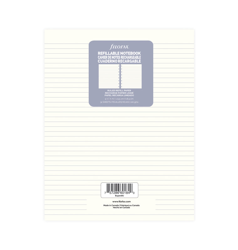 Filofax Notebook Ruled Paper Refill - Executive 192008