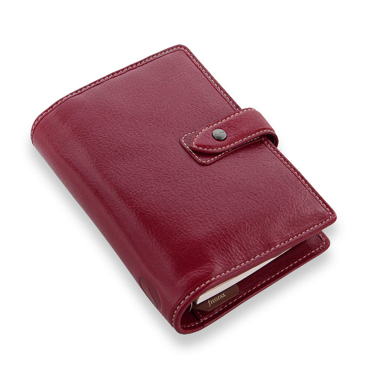 Malden Personal Leather Organizer in Burgundy