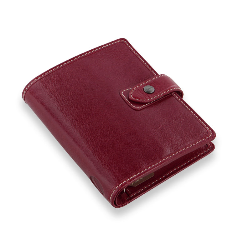 Malden Pocket Leather Organizer in Burgundy