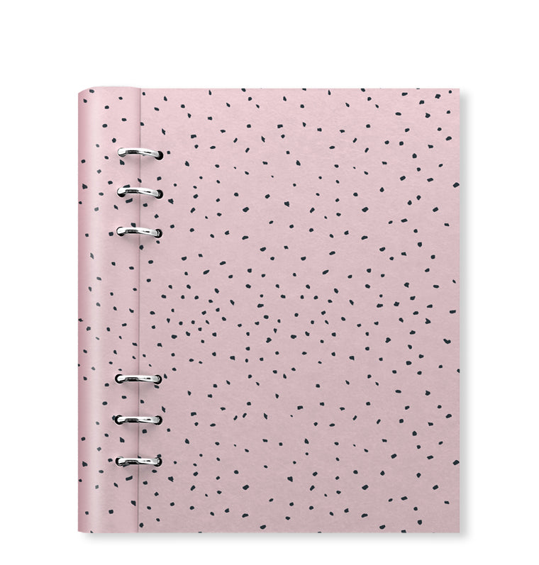 Clipbook Confetti A5 Refillable Planner in Rose Quartz