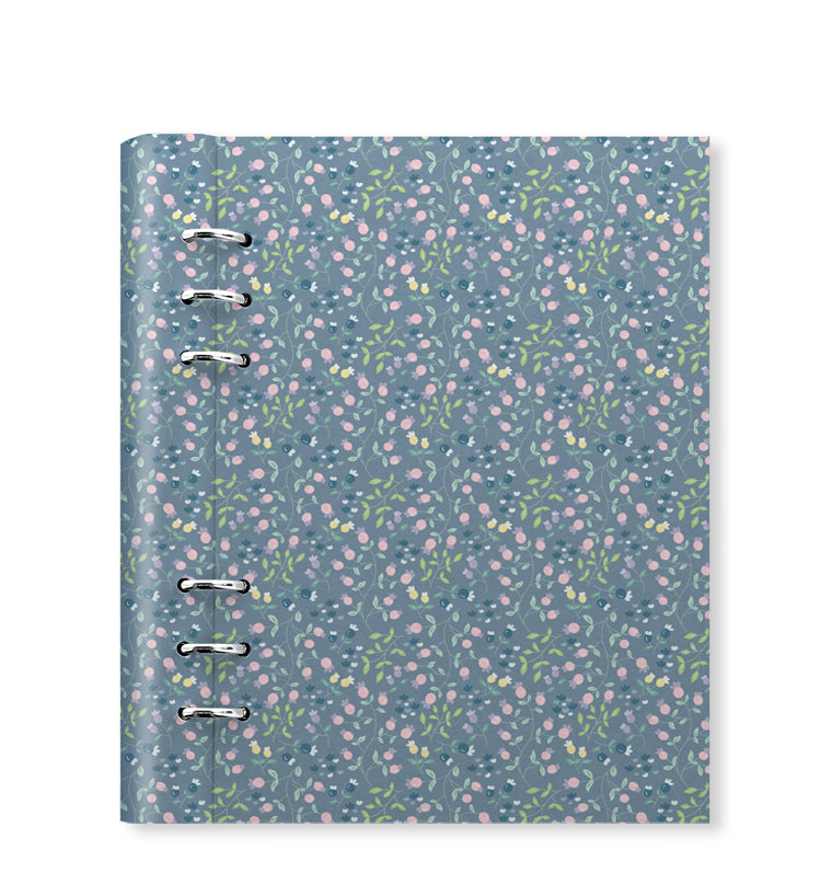 Clipbook Meadow A5 Refillable Planner in Blue