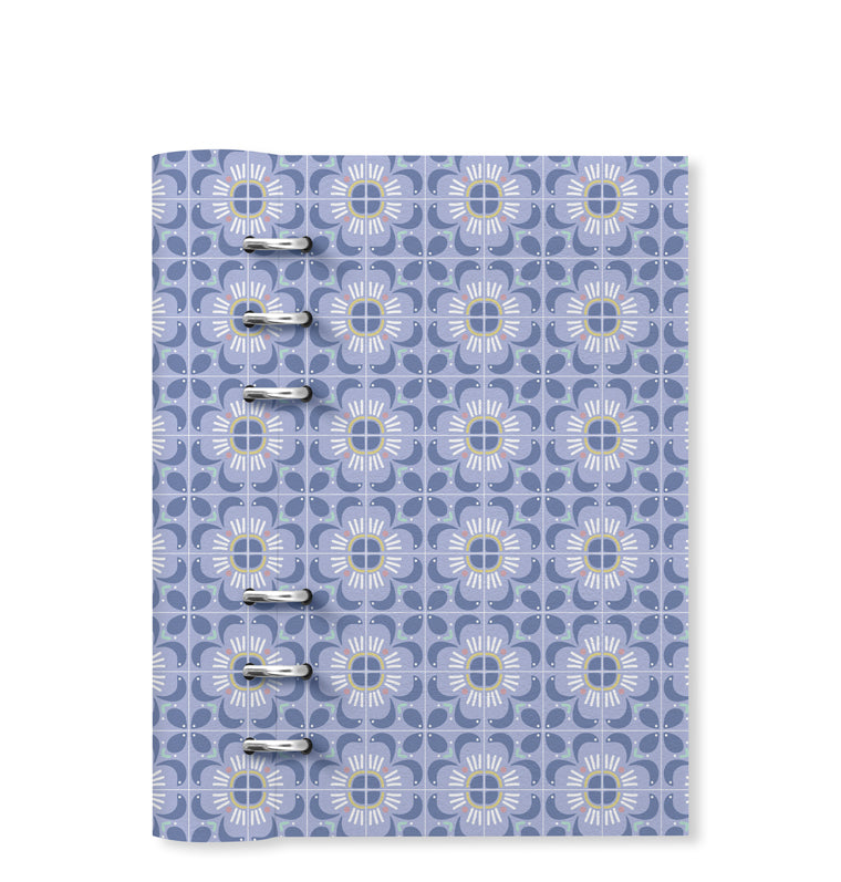 Clipbook Mediterranean Personal Refillable Planner in Blue
