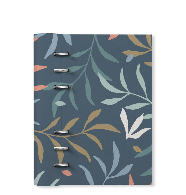 Clipbook Botanical Personal Refillable Planner in Blue
