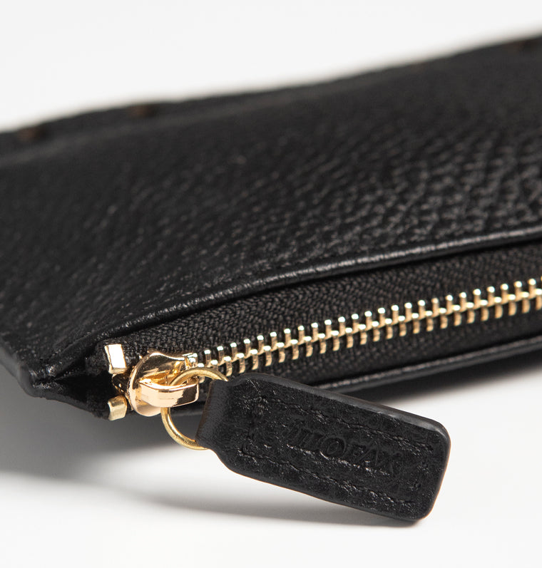 133009, Leather Zipper Pouch. Filofax