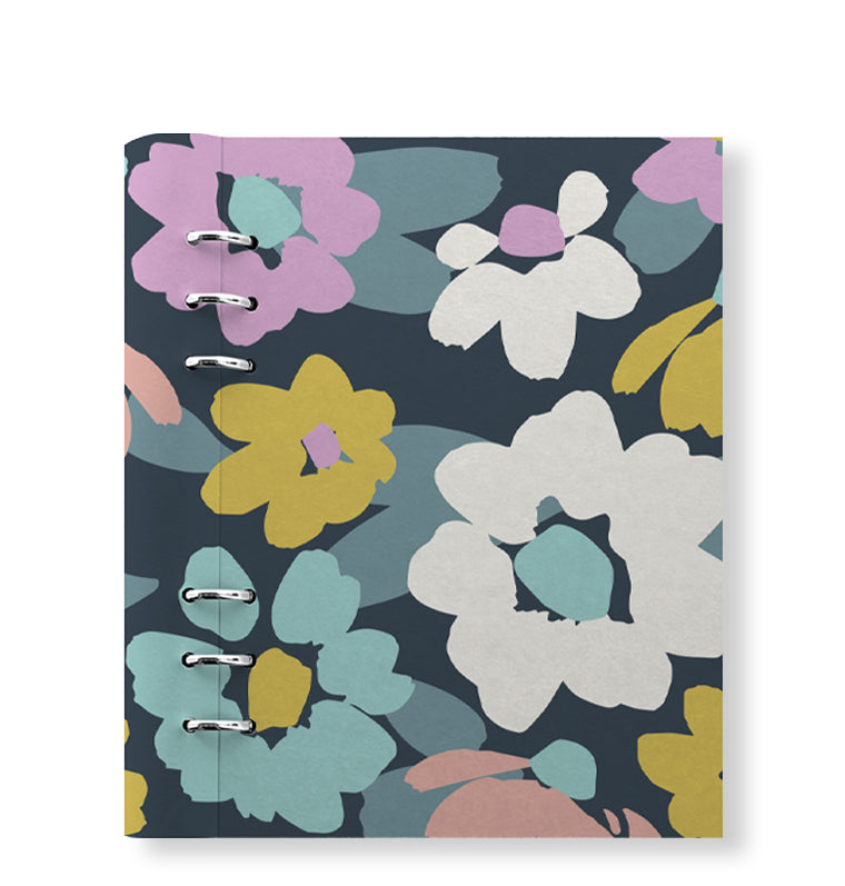 Clipbook Floral A5 Refillable Planner Bloom Blue