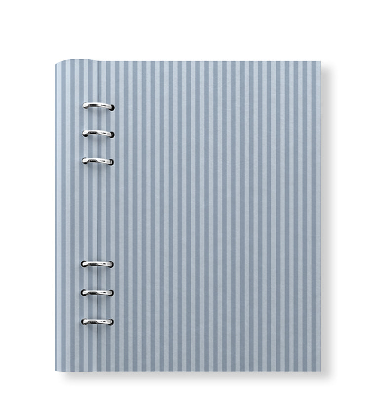 Clipbook Timeless A5 Refillable Planner Stripes Sky