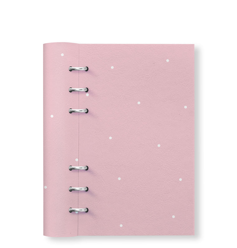Filofax Domino Soft Organizer A5 - Agenda Con Copertina Flessibile Rosa Pastello, Chiusura Elastica
