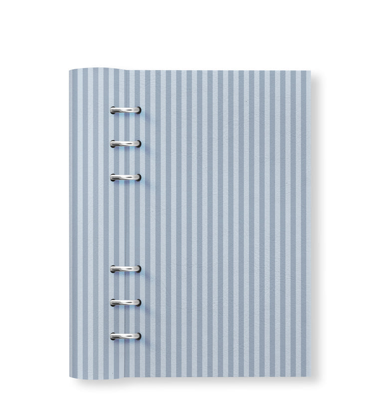 Clipbook Timeless Personal Refillable Planner Stripes Sky