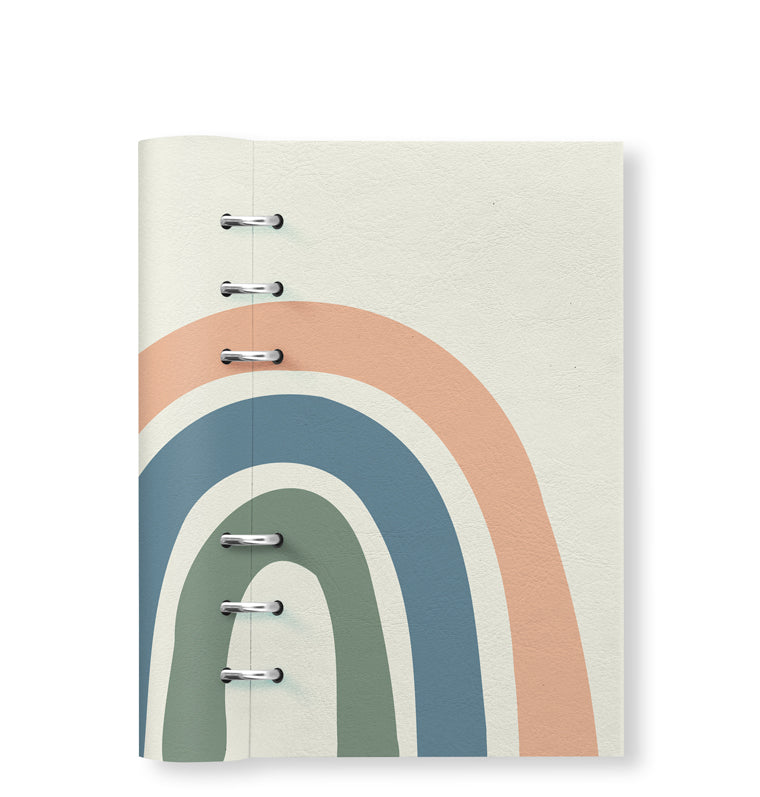 Clipbook Joy Personal Refillable Planner Rainbow Cream