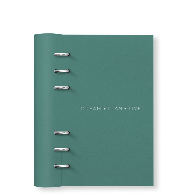 Clipbook Quotes Personal Refillable Planner Dream, plan, live
