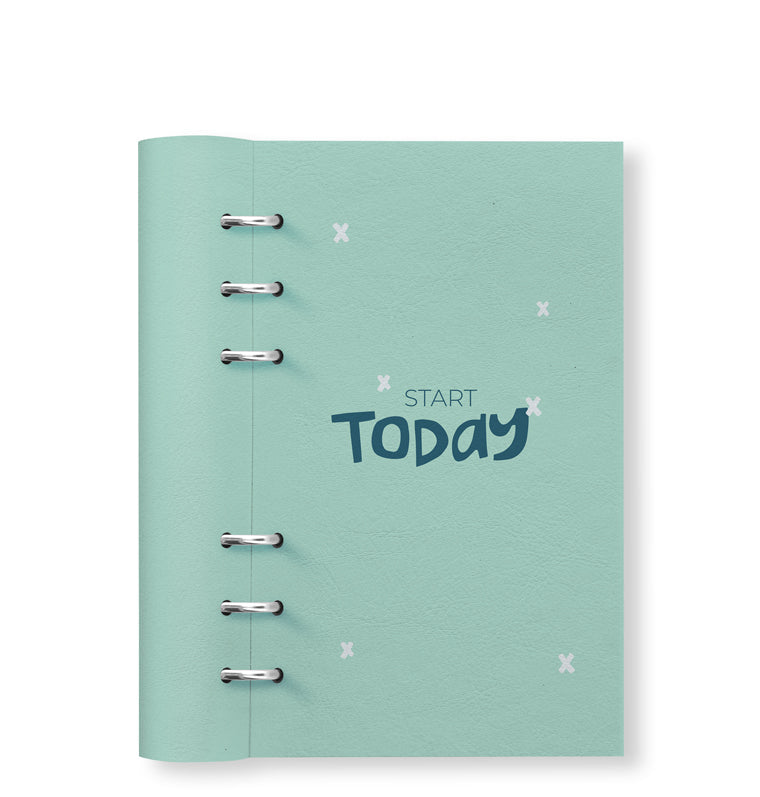 Clipbook Quotes Personal Refillable Planner Start today