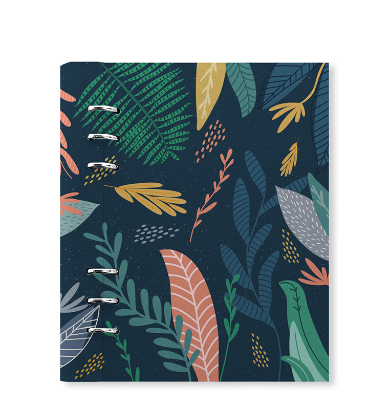 Clipbook Plants A5 Organizer Jungle Blue