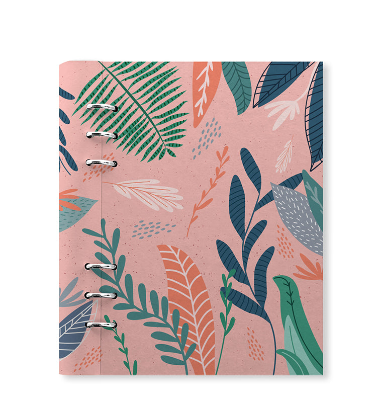 Clipbook Plants A5 Organizer Jungle Pink