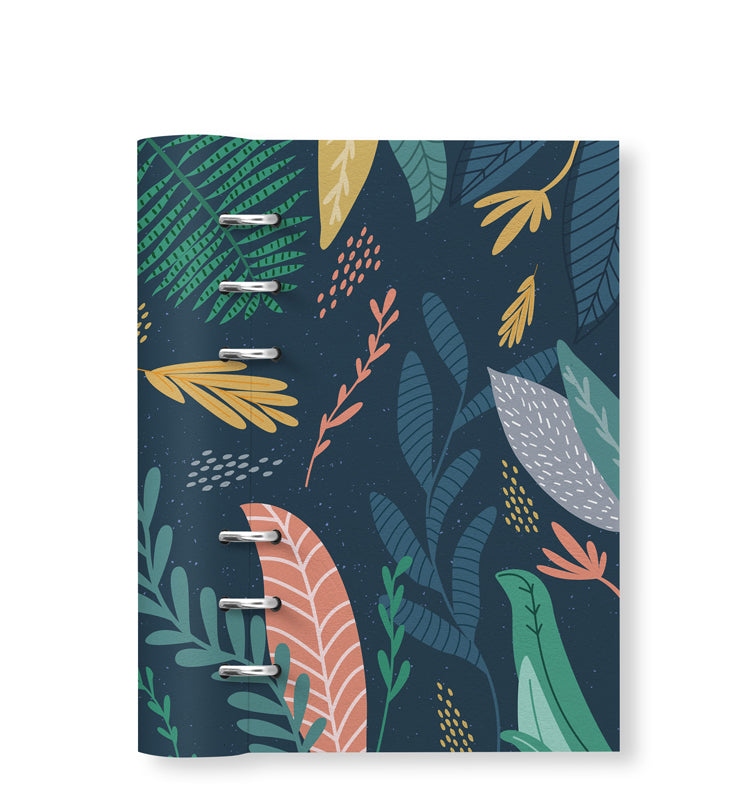 Clipbook Plants Personal Refillable Planner Jungle Blue