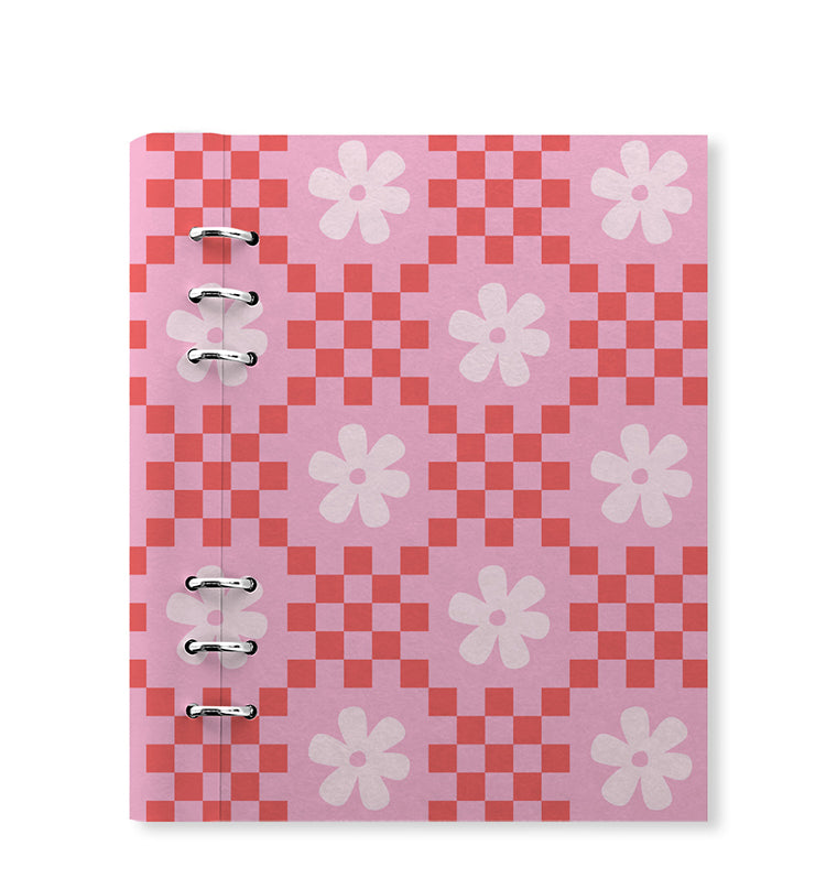 Clipbook Floral A5 Organizers Flower Power Pink