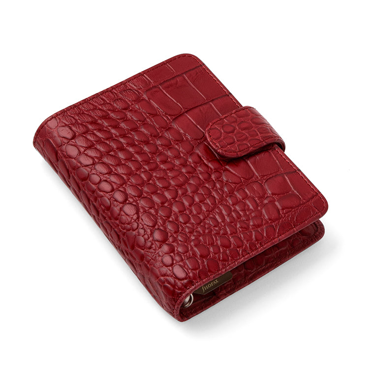 Filofax Croc Ebony shops Pocket