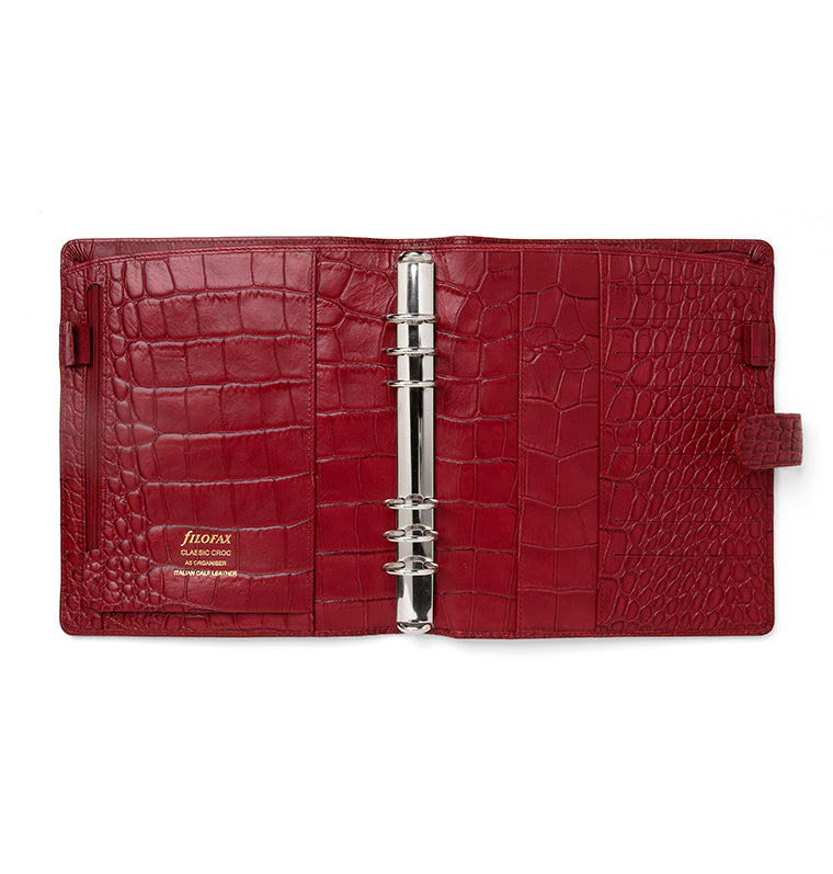 Classic Croc A5 Leather Organizer