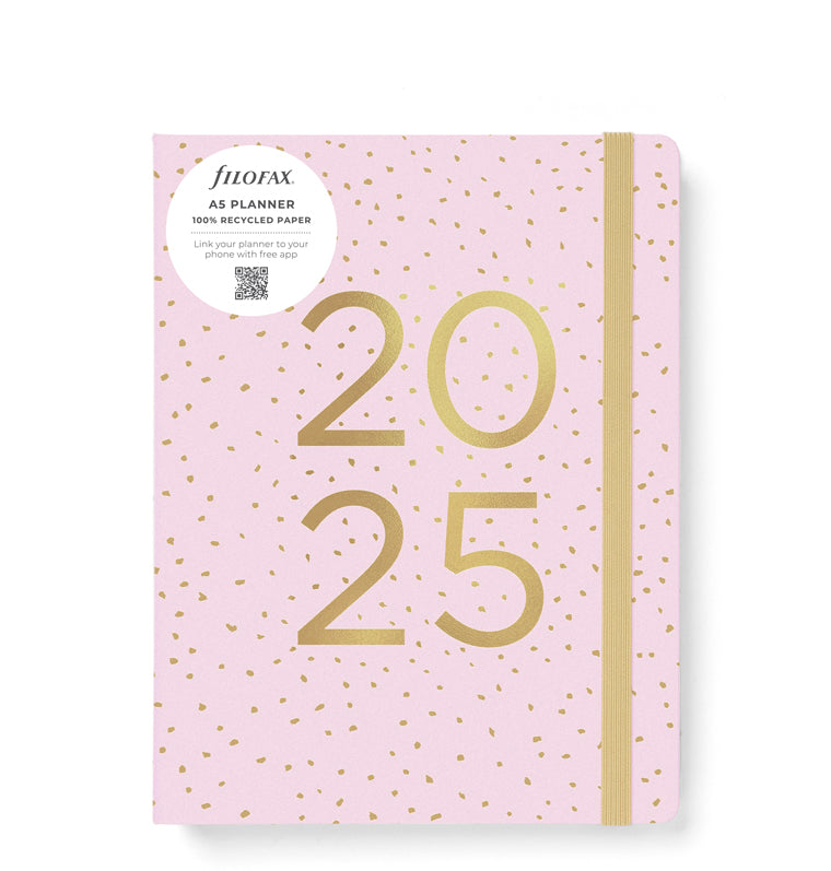 Confetti A5 Planner 2025 Rose Quartz