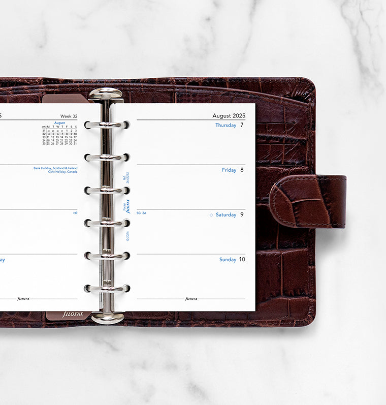 Filofax 26-68252 Week On Two Pages Academic Diary Pocket 2025-2026