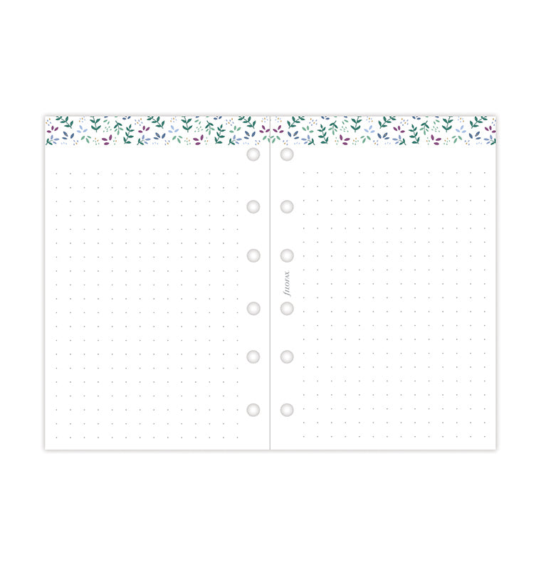 Garden Week On Two Pages Diary Refill - Pocket 2026 Multilanguage Filofax 26-68292