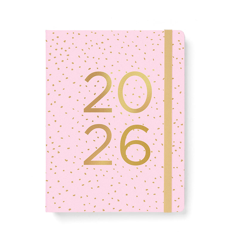 26-68298, Confetti A5 Planner 2026 Rose Quartz