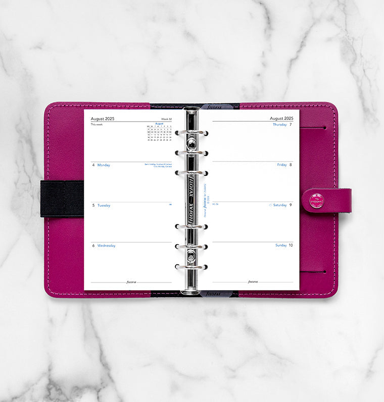 Filofax 26-68452 Week On Two Pages Academic Diary Personal 2025-2026 