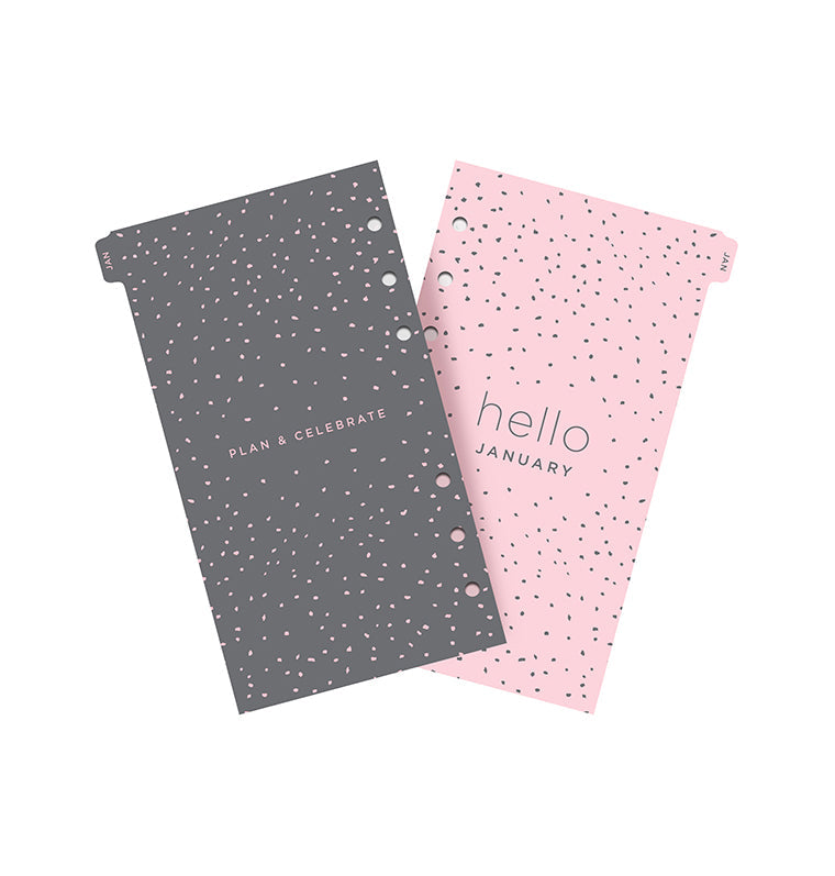 Confetti Week to View Diary Refill - Personal 2026 Multilanguage Filofax 26-68491
