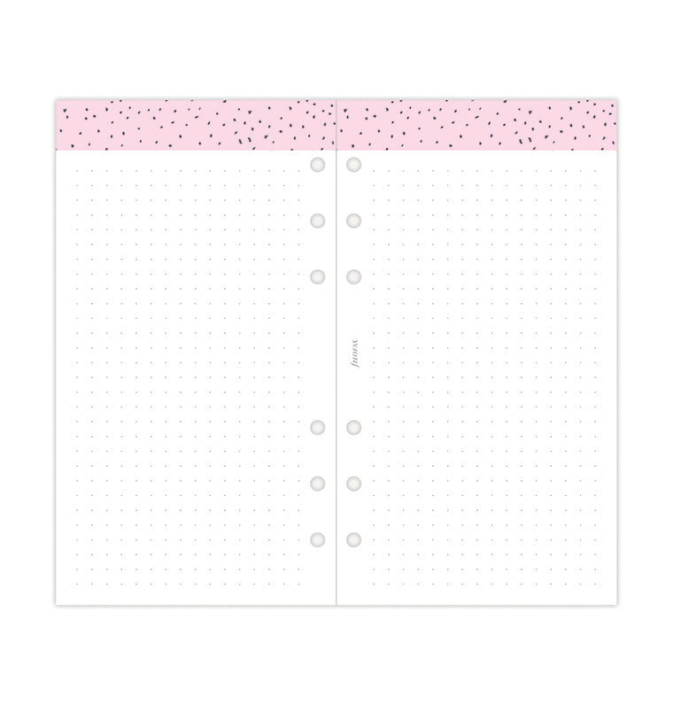 Confetti Week to View Diary Refill - Personal 2026 Multilanguage Filofax 26-68491