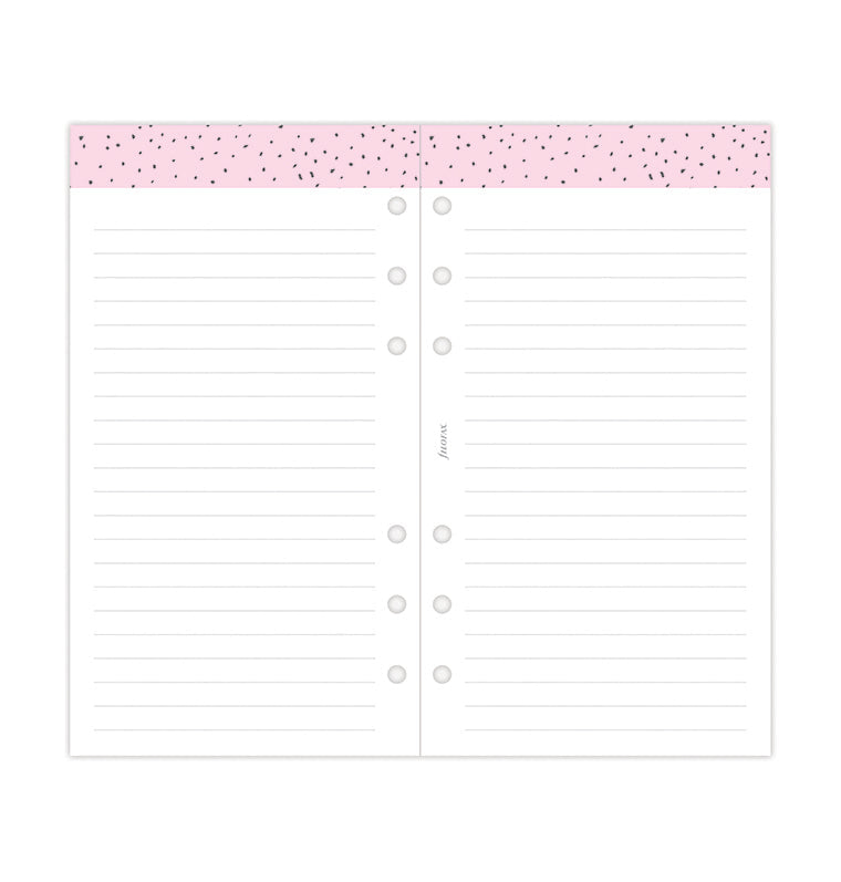 Confetti Week to View Diary Refill - Personal 2026 Multilanguage Filofax 26-68491
