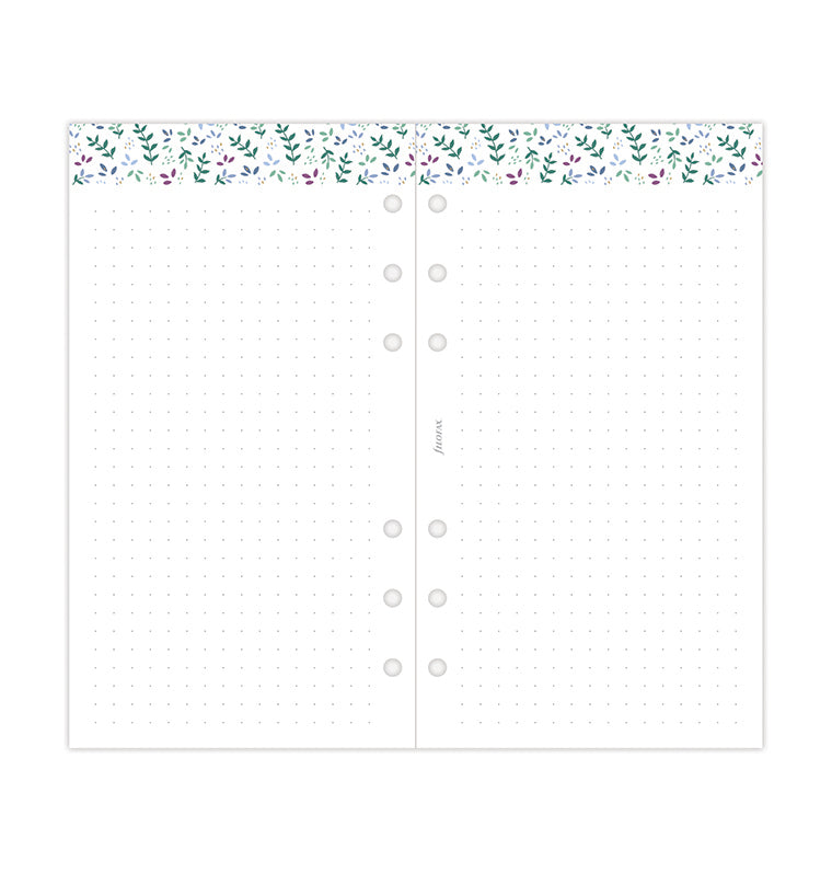 Garden Week On Two Pages Diary Refill - Personal 2026 Multilanguage Filofax 26-68492