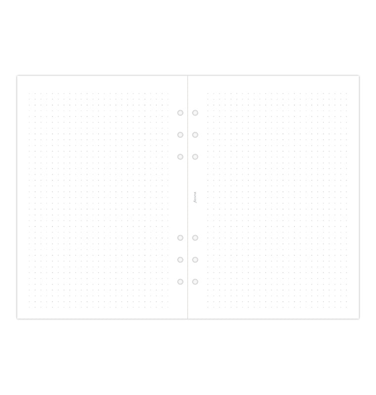 Minimal Week On Two Pages Diary Refill - A5 2026 Multilanguage Filofax 26-68590
