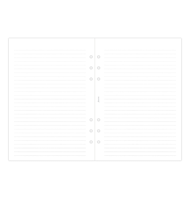 Minimal Week On Two Pages Diary Refill - A5 2026 Multilanguage Filofax 26-68590