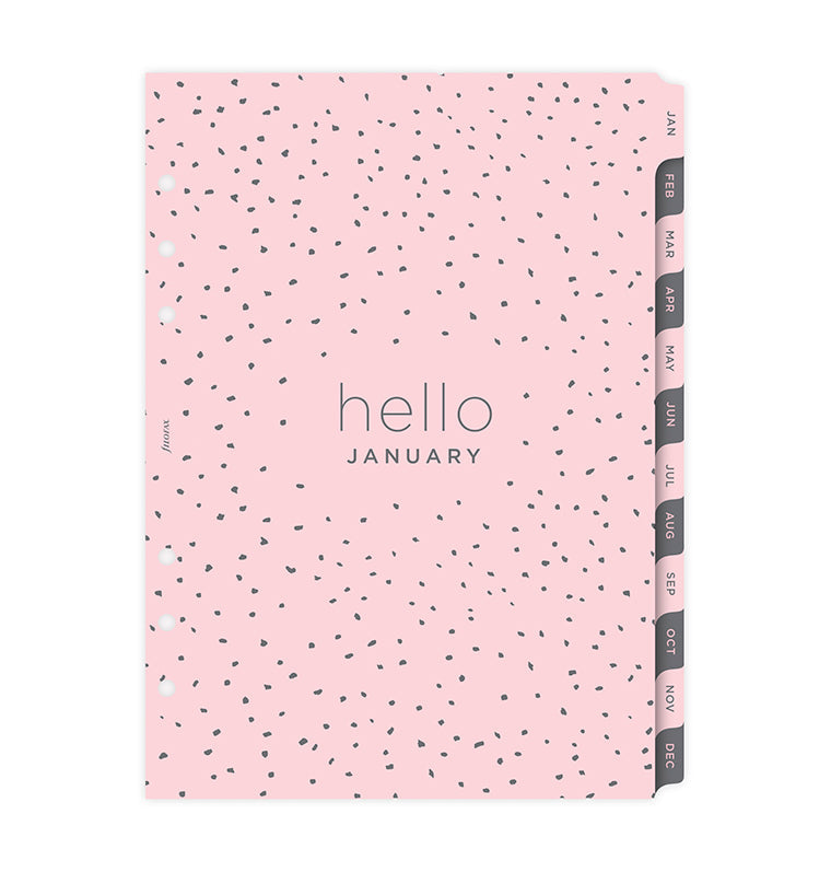 Confetti Week to View Diary Refill - A5 2026 Multilanguage Filofax 26-68591