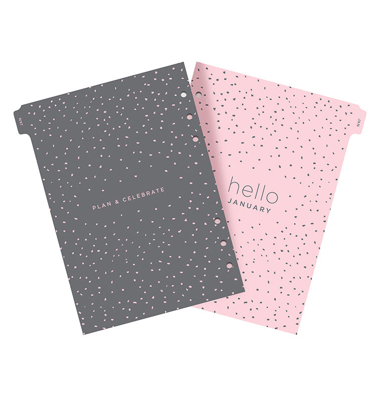 Confetti Week to View Diary Refill - A5 2026 Multilanguage Filofax 26-68591