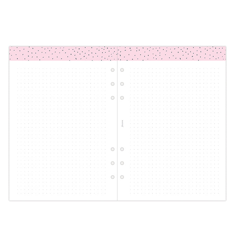 Confetti Week to View Diary Refill - A5 2026 Multilanguage Filofax 26-68591