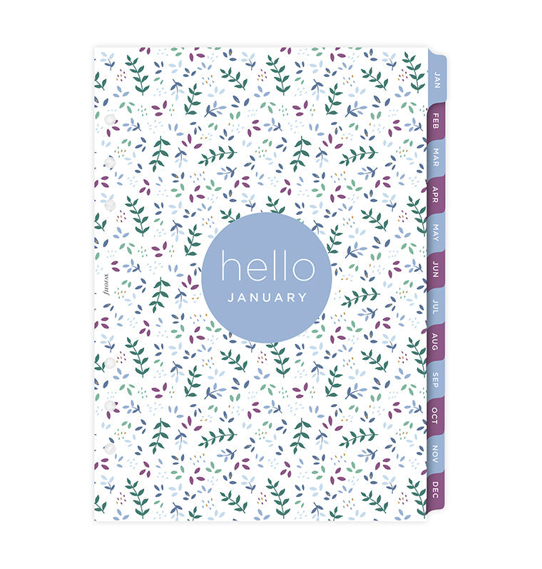 Garden Week On Two Pages Diary Refill - A5 2026 Multilanguage Filofax 26-68592