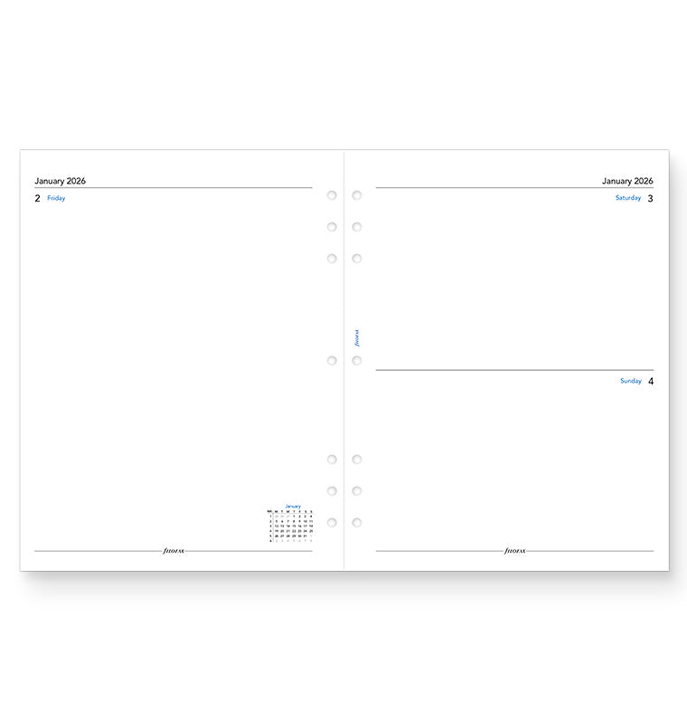 Filofax One Day On A Page Diary - Letter 2026 English 26-68641