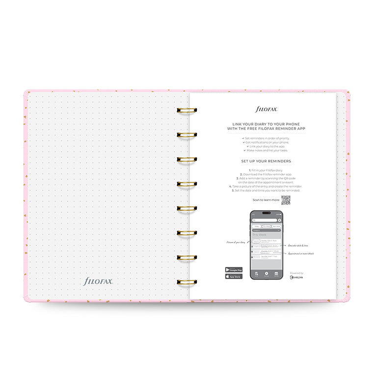 Confetti A5 Planner 2025 Rose Quartz