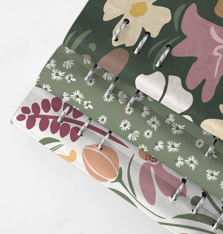 Clipbook Floral Refillable Planners