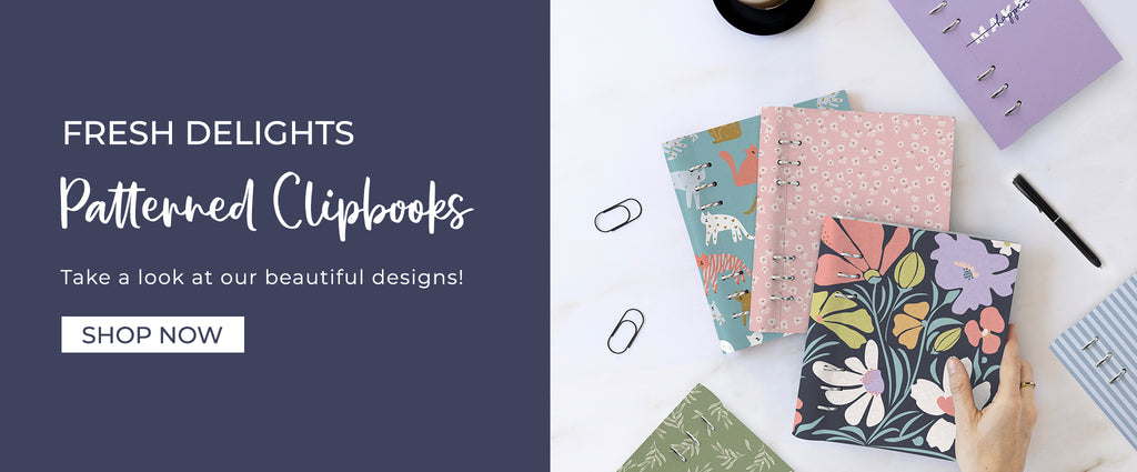 Fresh Delights - Patterned Clipbooks - Take a look at our beautiful designs!