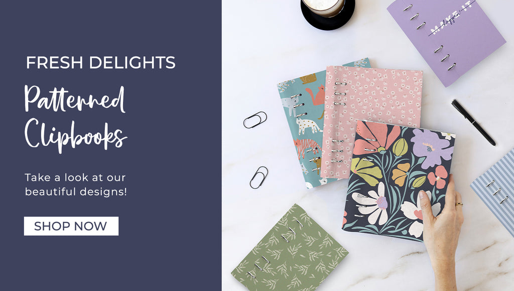 Fresh Delights - Patterned Clipbooks - Take a look at our beautiful designs!